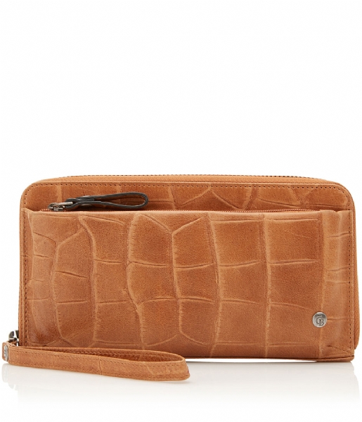 Castelijn & Beerens Zip wallet Cocco Smartphone Wallet Zip light brown